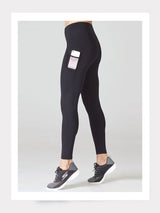 Tactel® Leggings in Schwarz