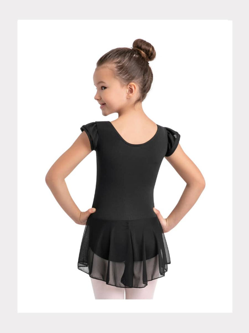 Ballett Tanz Kleid mit Flatter-Ärmel
