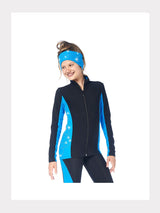 Thermostoff Jacke mit Kristallen