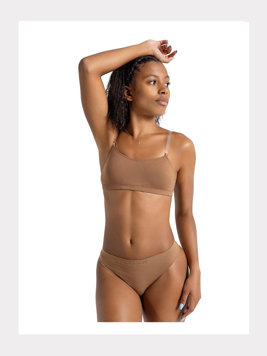 Nahtloser Damen-Tanga-Slip mit niedriger Leibhöhe