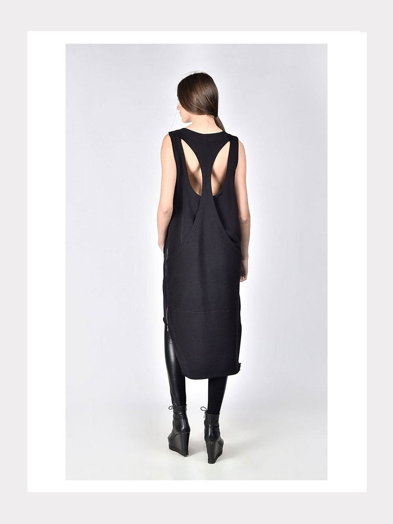 Tunika-Kleid mit Racerback