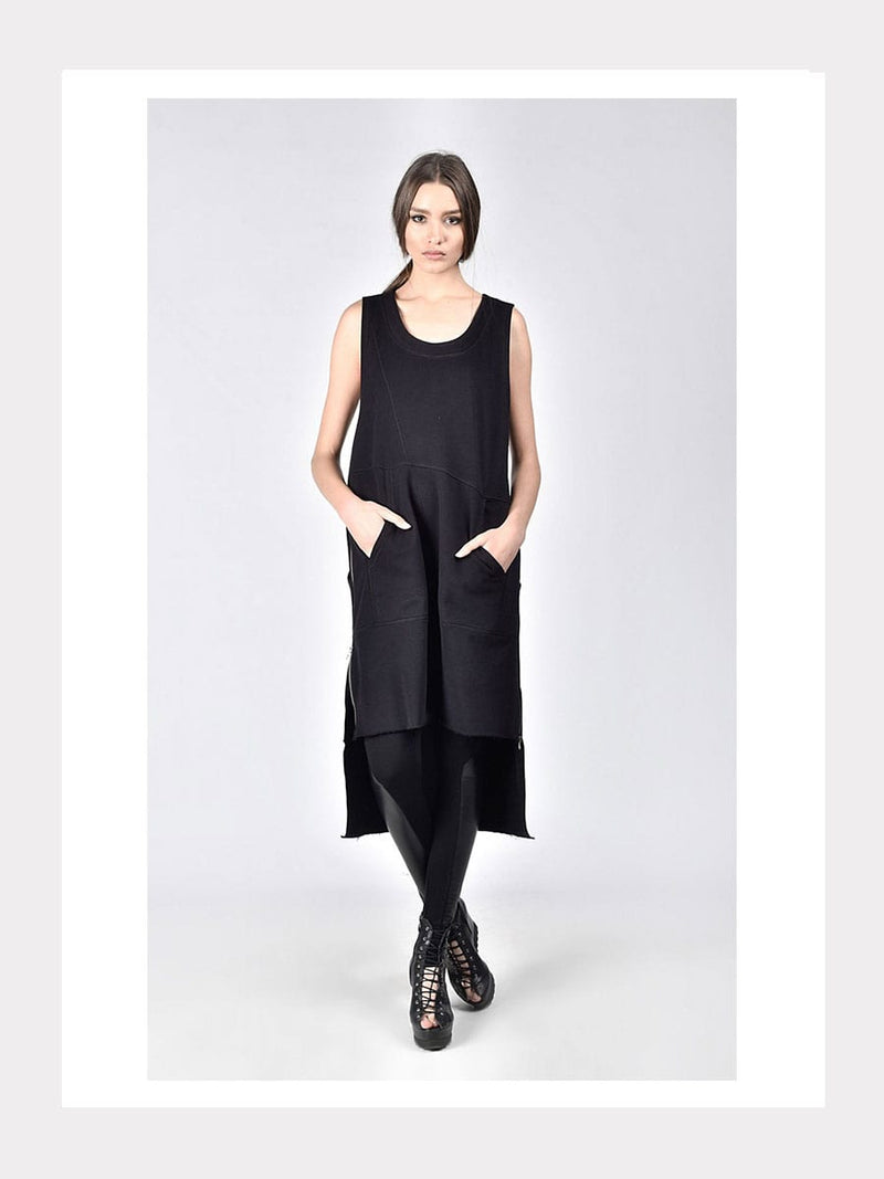 Tunika-Kleid mit Racerback