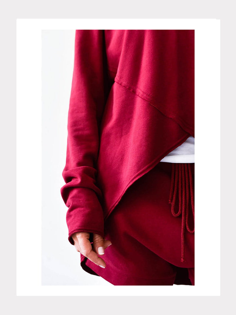 Kapuzen Sweatshirt Marineblau