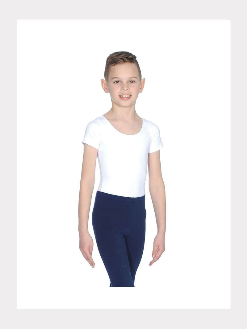 Knaben Kurzarm Trikot Weiss
