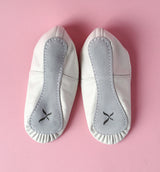Daisy Leder Ballettschuhe Weiss