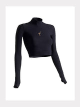 Carolina Kostner Crop Top Schwarz