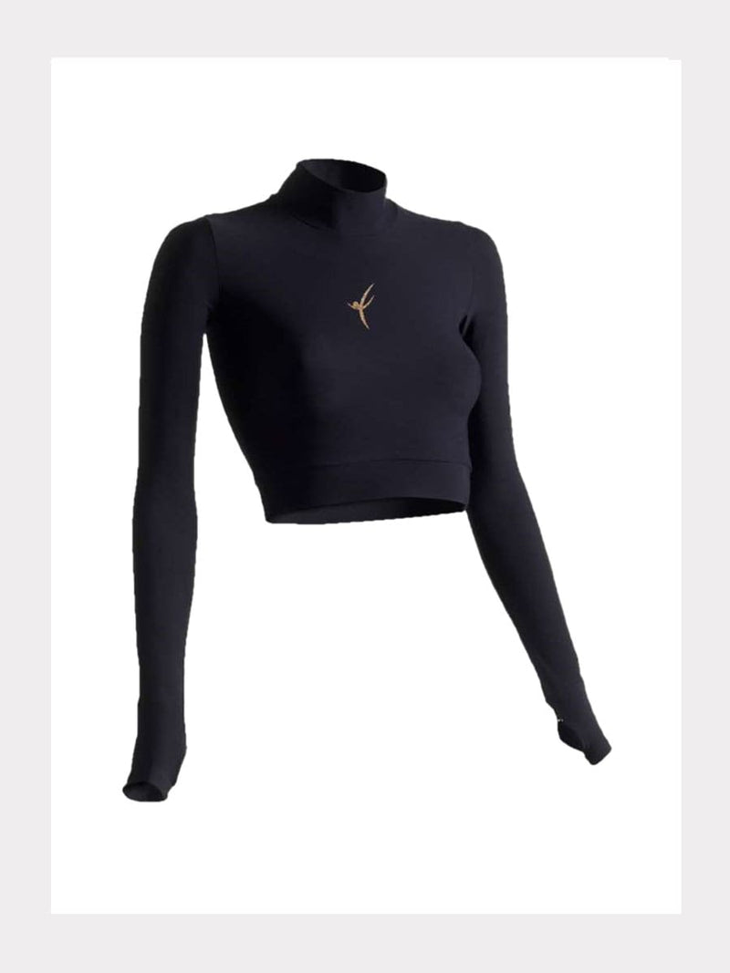 Carolina Kostner Crop Top Schwarz