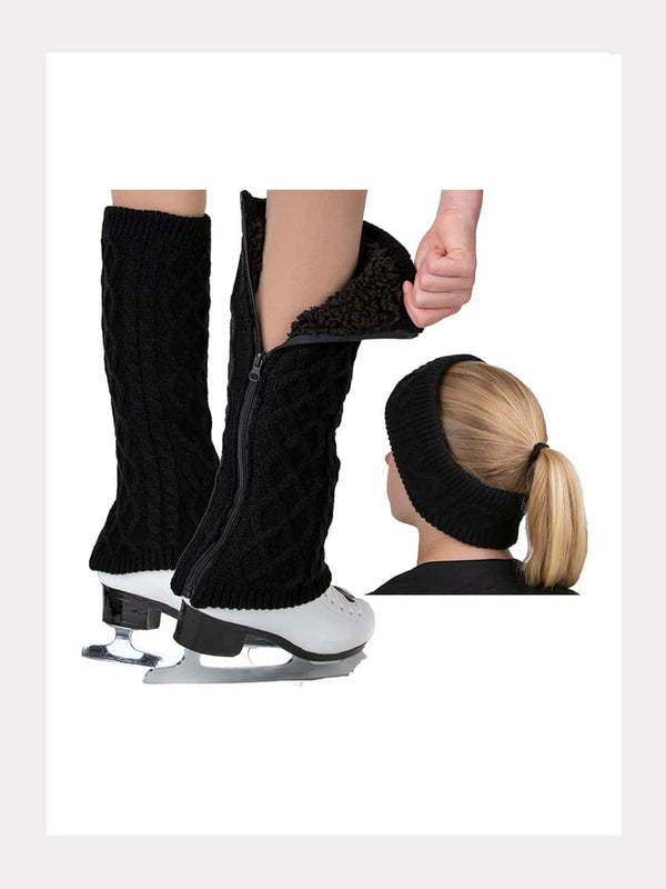 Beinstulpen & Stirnband - Set