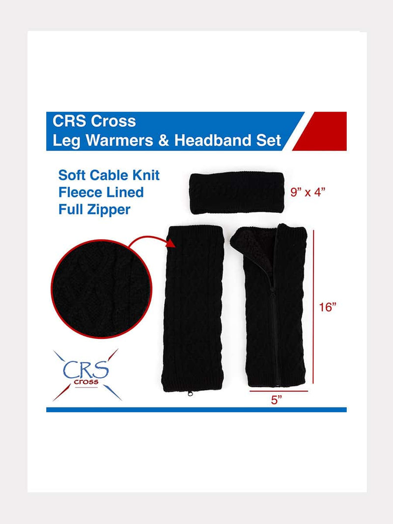 CRS Cross Beinstulpen & Stirnband - Set