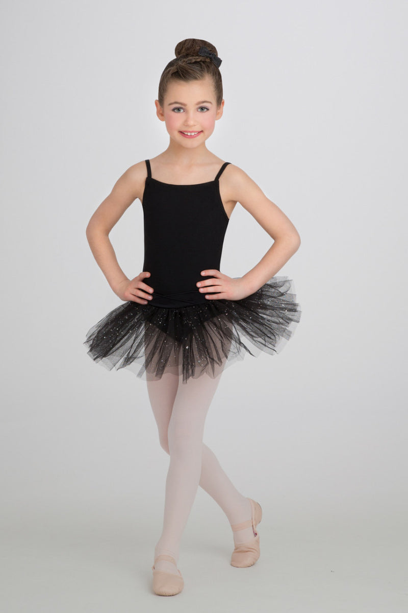 Capezio Tutukleid Schwarz für Kinder und Jugendliche