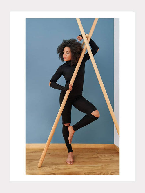 Cut-out Top und leggings - Set