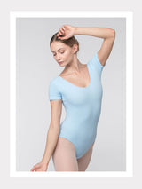 Kurzarm Ballett Tanz Trikot