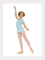 Kurzarm Ballett Trikot mit Rock
