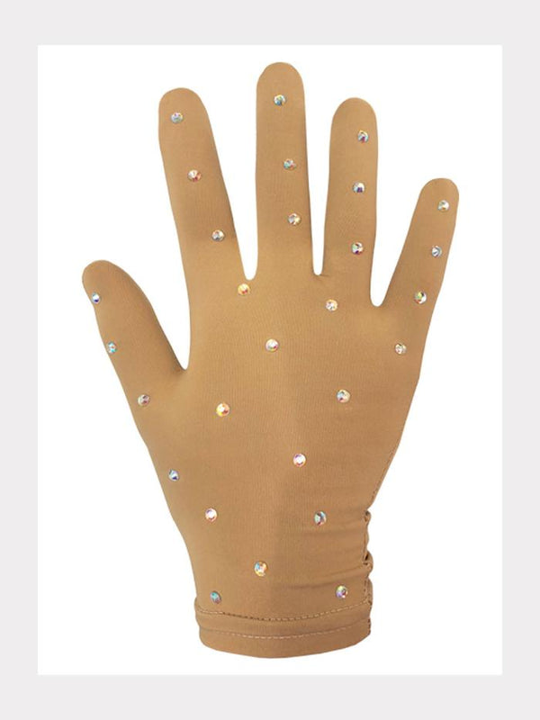 Kür Handschuhe Hautfarbe mit AB Kristall