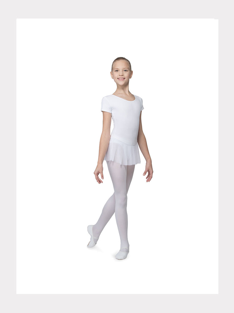 Kurzarm Ballett Trikot mit Rock