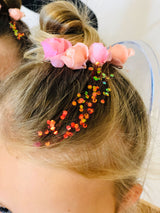 Balletthaarnadeln Rosen Pink, Weiss, lachsfarbig, Elfenbein