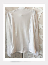 Weisse Jacke MILKYWAY mit Kristallen