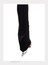 Eiskunstlauf Leggings MILKYWAY in Schwarz mit Kristallen - neues Modell