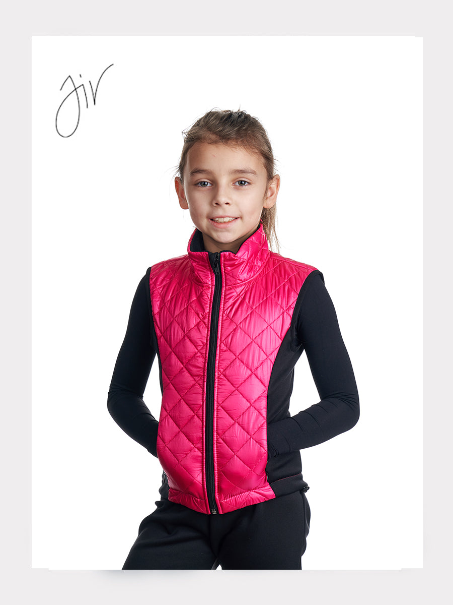 JoFa Weste Pink/Schwarz
