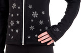 Eiskunstlauf Jacke SNOWFLAKES in Schwarz oder Navy
