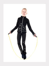 Eiskunstlauf Jacke SNOWFLAKES in Schwarz oder Navy
