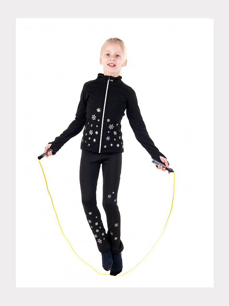 Eiskunstlauf Jacke SNOWFLAKES in Schwarz oder Navy