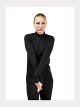 Eiskunstlauf Polo Shirt Schwarz Jiv Sport