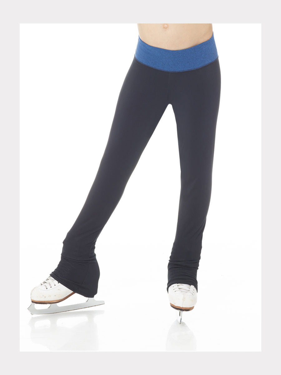 Thermo Leggins Mondor Eiskunstlauf Schwarz Blau