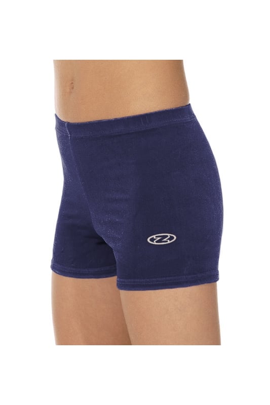 Gymnastik Samt-Hose kurz