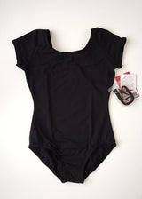 Ballett Tanz Trikot Schwarz Kurzarm (R.A.D.)