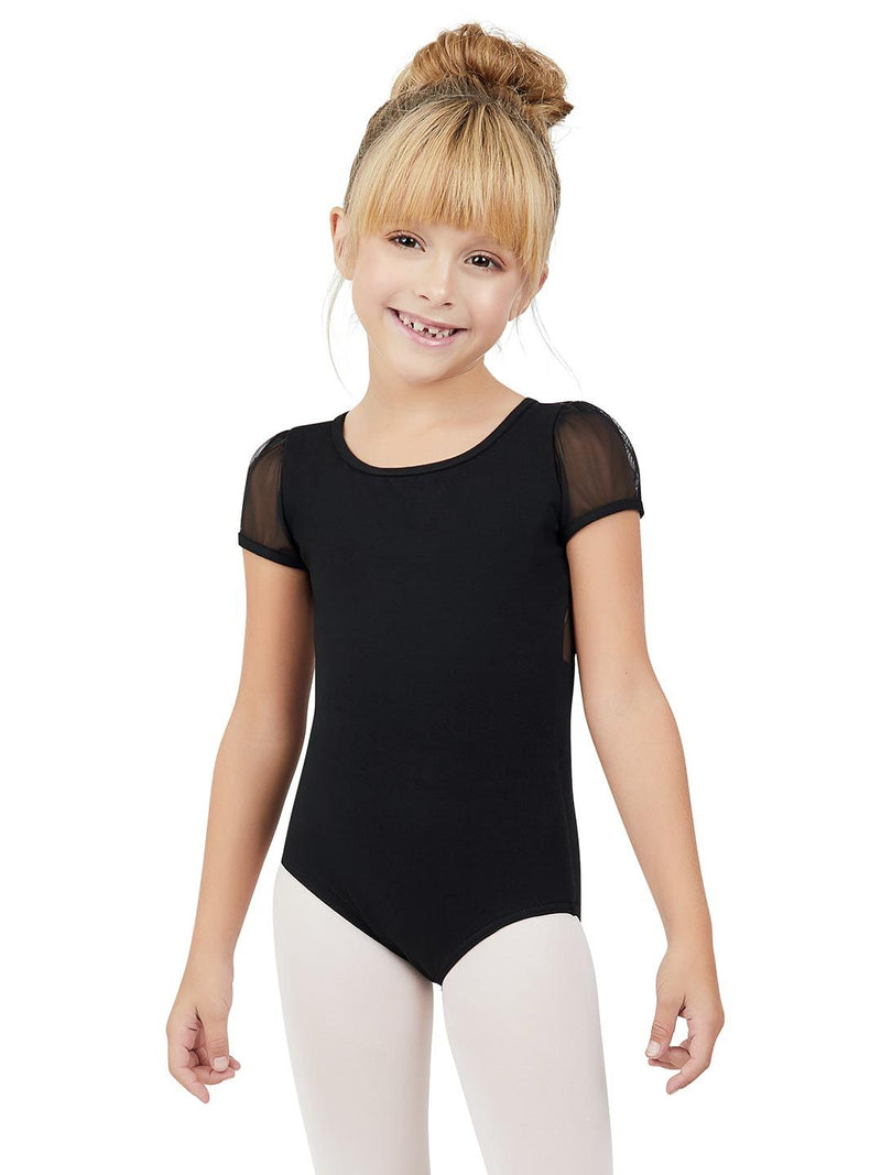 Kurzarm Puffärmel Trikot Pink und Schwarz