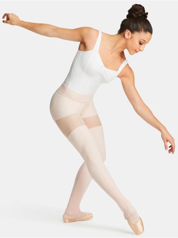 Warm-up Damen Tanz-Ballett Strick-Shorts