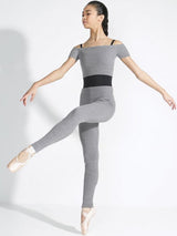 Capezio Sweater Leggins warm-up grau