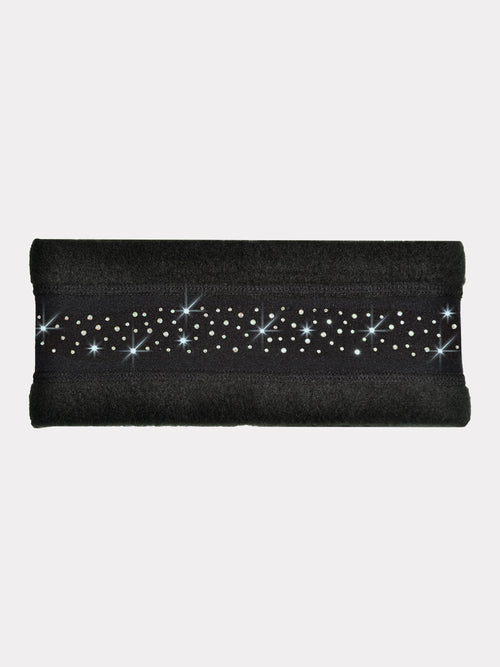 ChloeNoel Eiskunstlauf Polar Fleece Stirnband Kristallen