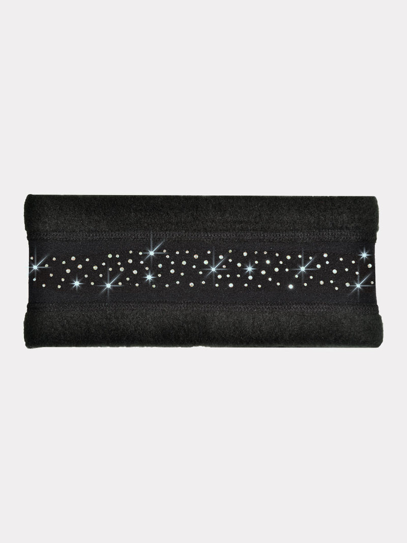 ChloeNoel Eiskunstlauf Polar Fleece Stirnband Kristallen