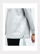 Sweatshirt mit Kapuze in Grau